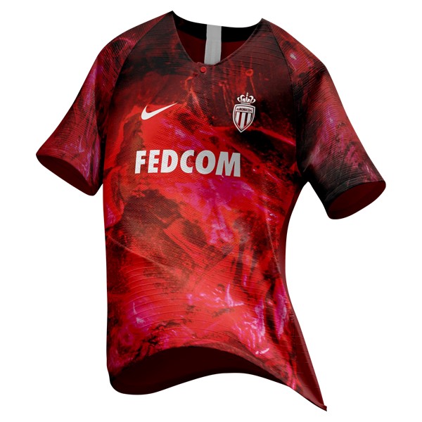 EA Sport Camiseta AS Monaco 2018-19 Rojo